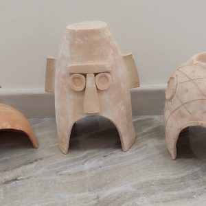 Handmade Ceramic Aquarium Cave, Custom order with SpongeBob theme