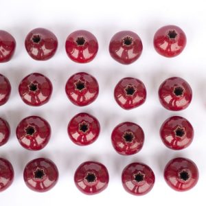 50 piece wedding favors , Handmade ceramic pomegranate, red pomegranate,  ceramics and pottery, ceramic wedding favor box