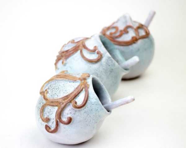 Pitcher ceramic Salt and Pepper Cellar Set, Handmade Salt Cellar with Spoon, Contemporary Spices Dish, Salt Pot, Salt Pepper Pot, Sugar bowl - Image 10