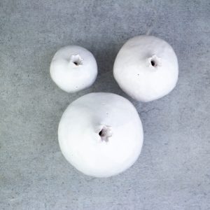 White Pomegranate, Pomegranate Set, Fruit Set, Ceramic Set, Ceramic Decor, Pottery Gift, Hostess Gift, Housewarming Gift for First Home