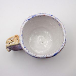 Handmade glazed ceramic mug, mug for tea, blue  mug, Stoneware mug, pottery mug, ceramics and pottery, coffee mug, tea cup, gift, dinning