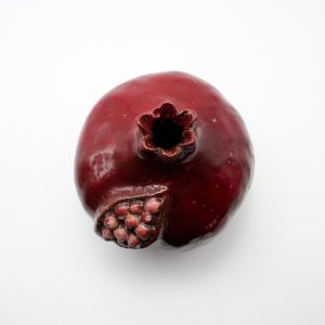 Pomegranate cracked style handmade, ceramic, ceramic pomegranate , crack pomegranate, ceramics and pottery
