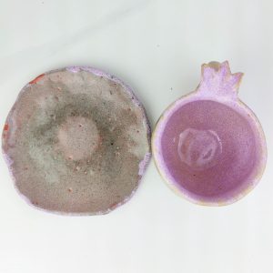 Pomegranate  mug handmade with plate, pomegranate mug, white cup, pottery mug, ceramic pomegranate , ceramics and pottery, pottery white mug