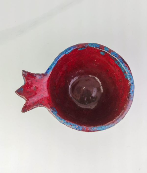 Handmade ceramic pomegranate red coffee cup, red coffee cup, ceramic cup, red cup, pinch pot, handmade cup for gift, ceramics and pottery