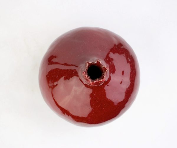 5" Pomegranate, handmade ceramic pomegranate, ceramic and pottery, ceramic, decor pomegranate, interior decor, home decor,  art vessel, gift - Image 7