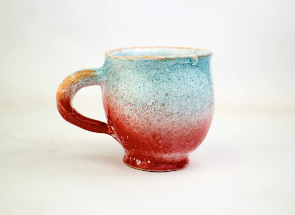 Handmade ceramic coffee cup, tea cup, coffee cup,  one piece, Stoneware mug, pinch pot, pottery mug, Handmade small coffee cup - Image 2