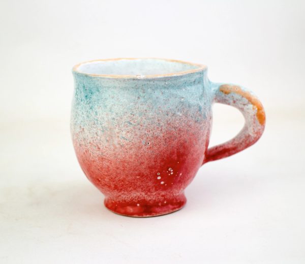 Handmade ceramic coffee cup, tea cup, coffee cup,  one piece, Stoneware mug, pinch pot, pottery mug, Handmade small coffee cup - Image 3