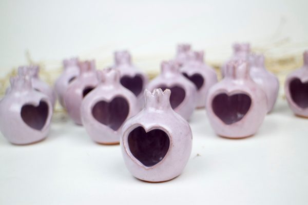 Wedding favors, Handmade ceramic pomegranate, purple pomegranate, ceramic, pomegranate vase, ceramics and pottery, wedding favor for guest - Image 7