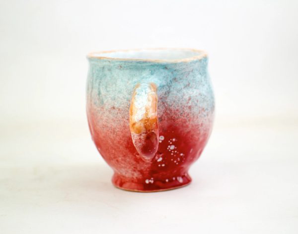 Handmade ceramic coffee cup, tea cup, coffee cup,  one piece, Stoneware mug, pinch pot, pottery mug, Handmade small coffee cup - Image 4