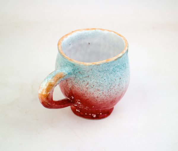 Handmade ceramic coffee cup, tea cup, coffee cup,  one piece, Stoneware mug, pinch pot, pottery mug, Handmade small coffee cup - Image 7
