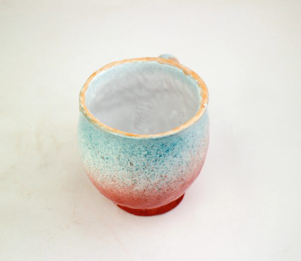 Handmade ceramic coffee cup, tea cup, coffee cup,  one piece, Stoneware mug, pinch pot, pottery mug, Handmade small coffee cup - Image 8