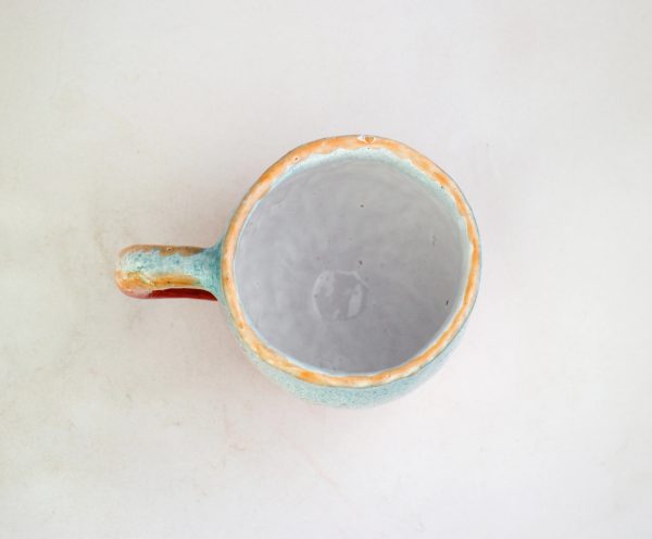 Handmade ceramic coffee cup, tea cup, coffee cup,  one piece, Stoneware mug, pinch pot, pottery mug, Handmade small coffee cup - Image 9