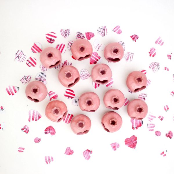 Wedding favors, Handmade ceramic pomegranate, pink pomegranate, ceramic, pomegranate vase, ceramics and pottery, wedding favor for guest - Image 10