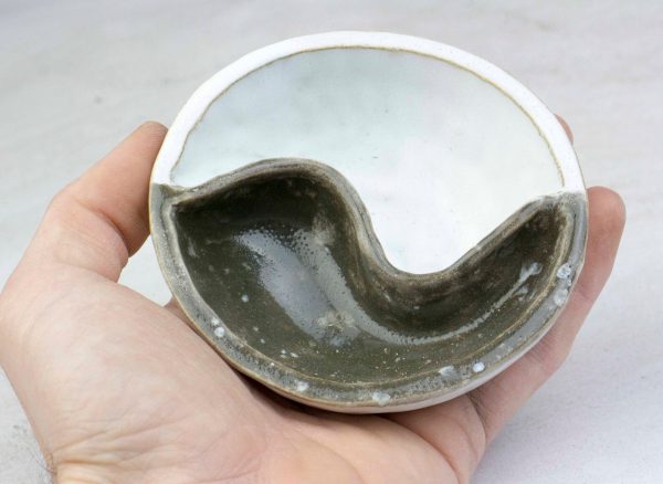 Handmade Ceramic Yin & Yang Salt & Pepper Cellar
