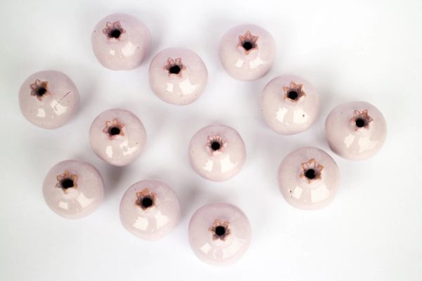 Wedding favors, Handmade ceramic pomegranate, pink pomegranate, ceramic, pomegranate vase, ceramics and pottery, ceramic wedding favor box - Image 4