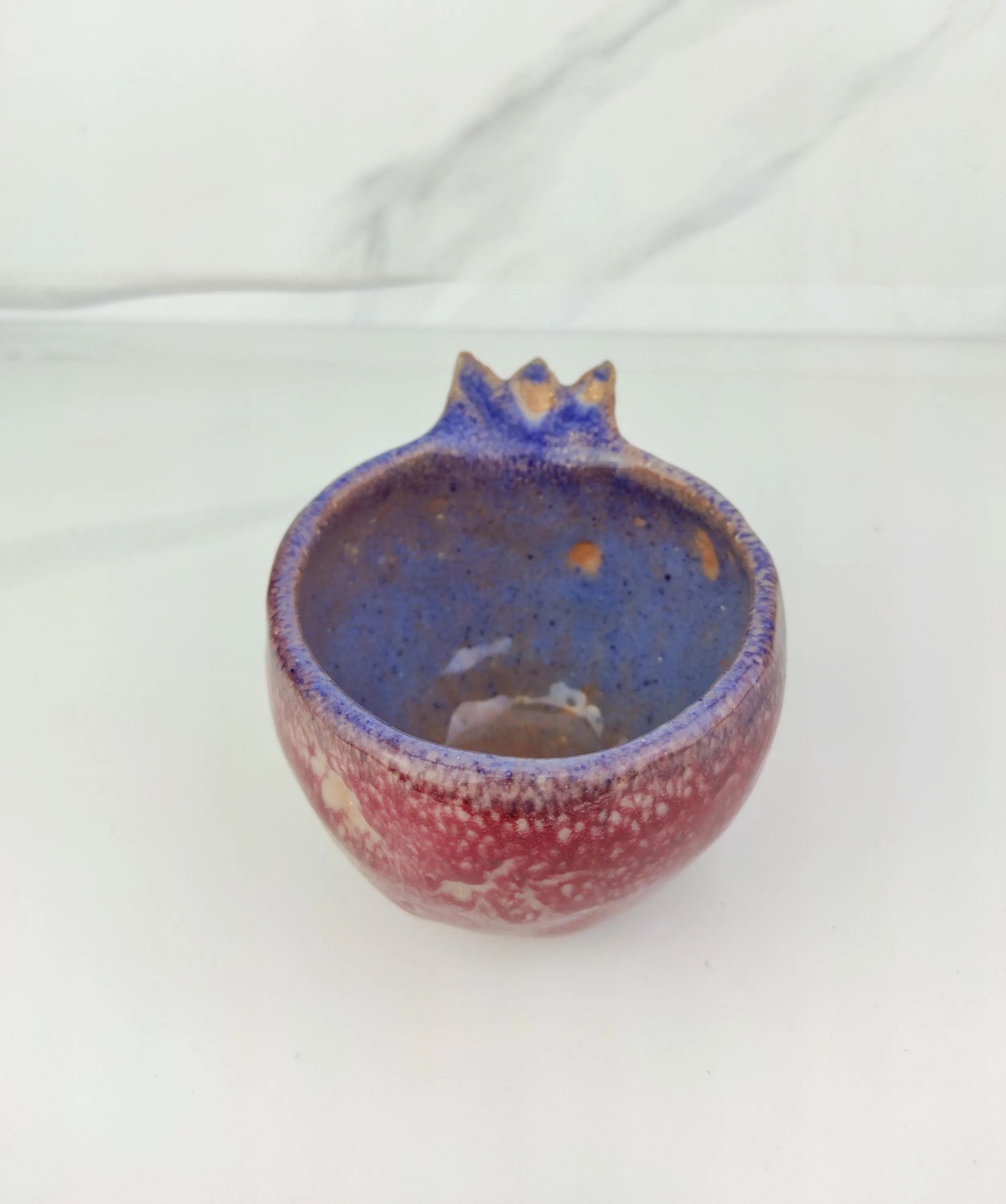 Handmade Pomegranate-Style Ceramic Coffee Cup - Image 7