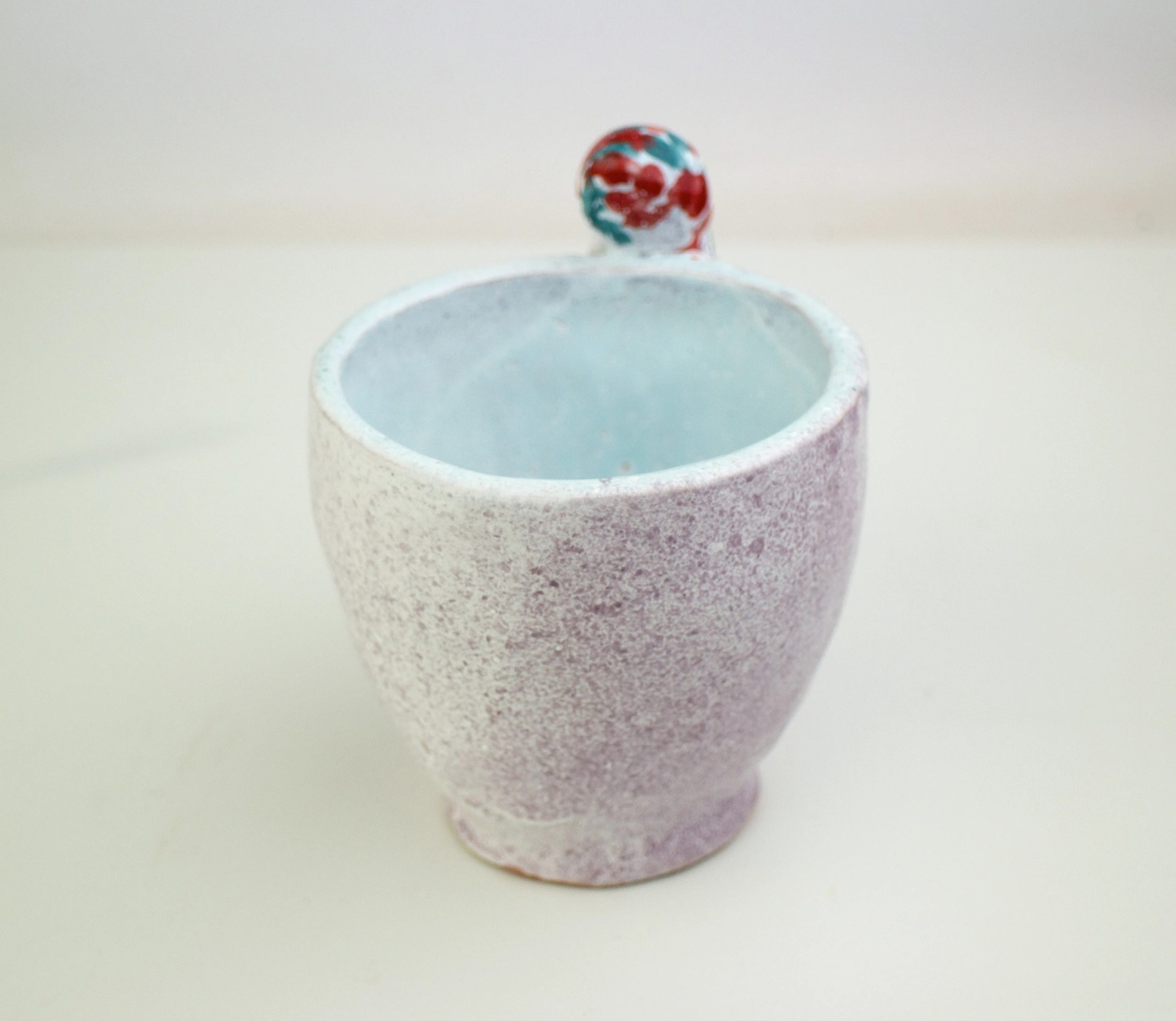 Handmade coffee tea cup with octopus on handle, tea coffee milk cup , ceramics and pottery,espresso, Pottery Mug, one piece, ceramic mug - Image 9